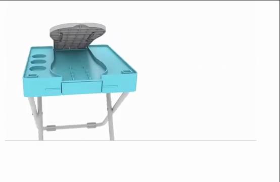 Подставка для ног для педикюра, нескользящая профессиональная регулируемая подставка для педикюра, комплект со светодиодной лупой, сушильным вентилятором