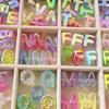 5 шт. Акриловые бусины Радуга Солнечный свет Бусина с буквой Для DIY Ожерелья Браслета Серег Изготовления Ювелирных Изделий Аксессуары для Рукоделия