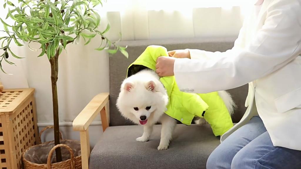 Winter Warm Pet Dog Jumpsuit Waterproof Dog Clothes for Small Medium Dogs Windproof Dog Coat Jacket Puppy Clothes Pet Supplies