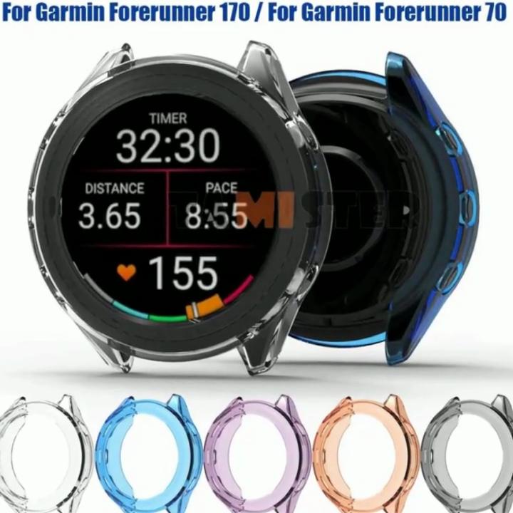 Soft TPU Case Cover For Garmin Forerunner 170 Bumper Protective Shell Frame For Garmin Forerunner 70 Protector Smart Accessories