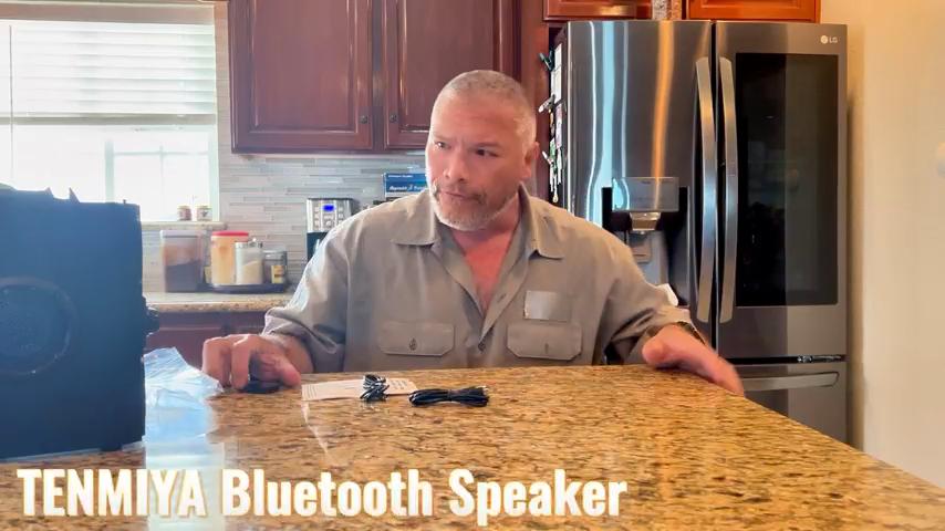 TOPROAD Портативная Bluetooth-колонка 40 Вт с сабвуфером, беспроводная стереосистема с басами, уличные колонки для вечеринок, поддержка дистанционного управления, FM-радио, светодиодная подсветка RGB