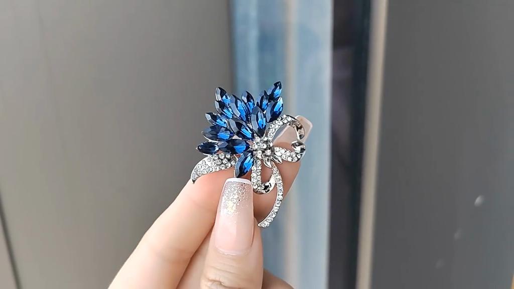 Брошь Moran Crystal Bouquet, женская, элитная мода, инкрустированная бриллиантами, аксессуары для одежды, брошь, булавка