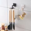 Kitchen Hook Multi-Purpose Hooks 360 Degrees Rotated Rotatable Rack For Organizer and Storage Spoon Hanger Accessories