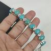 Natural Turquoise Gemstone Handmade 925 Sterling Silver Bracelet, Turquoise Bracelet For Wife , Unisex Bracelet Birthday Gift For Love