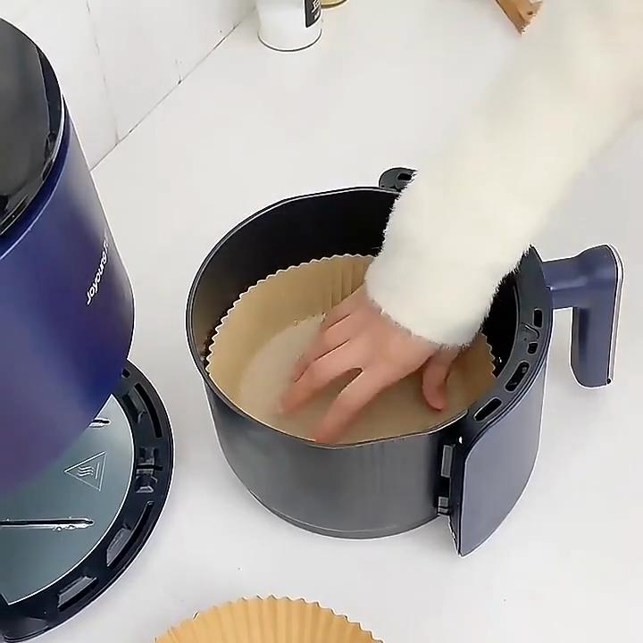 Thick Disposable Air Fryer Paper Liners, Oil-Proof Baking Sheets, Food Grade High-Temperature Mats