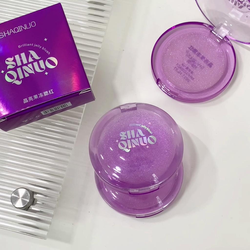 SHAQINUO Блестящие румяна-желе