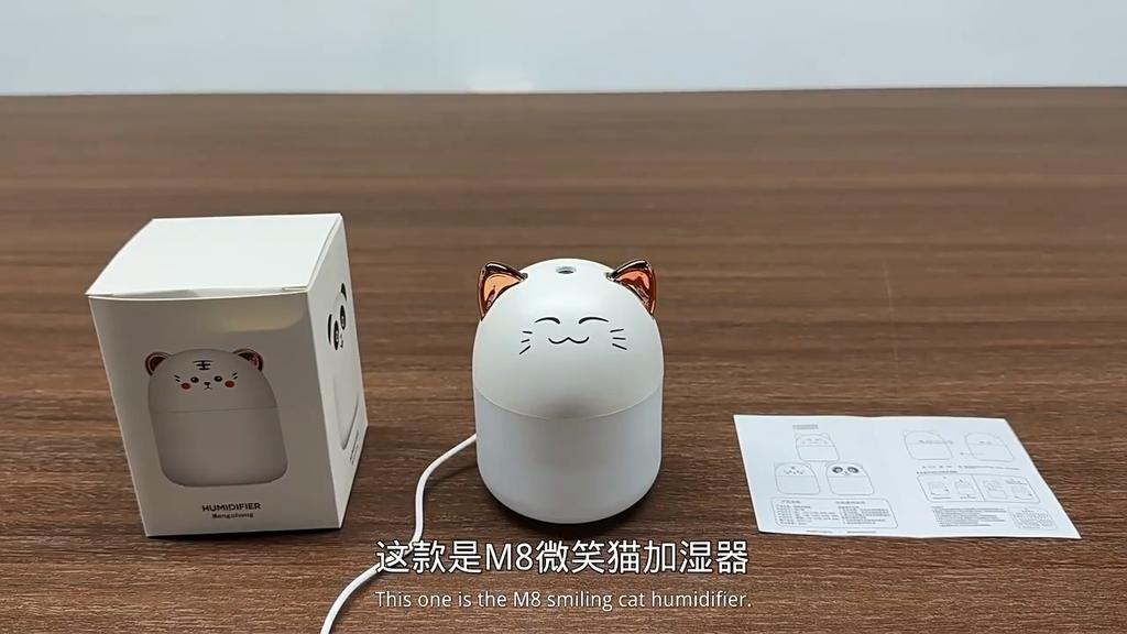 Увлажнитель воздуха Ночник Милый увлажнитель воздуха Диффузор Эфирное масло Освежитель воздуха Увлажнитель воздуха для ароматерапии