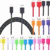 Кабель Micro USB 1 м/2 м/3 м USB-кабель для синхронизации данных и зарядки для телефонов Samsung Huawei Xiaomi HTC Android, нейлоновые кабели MicroUSB в оплетке