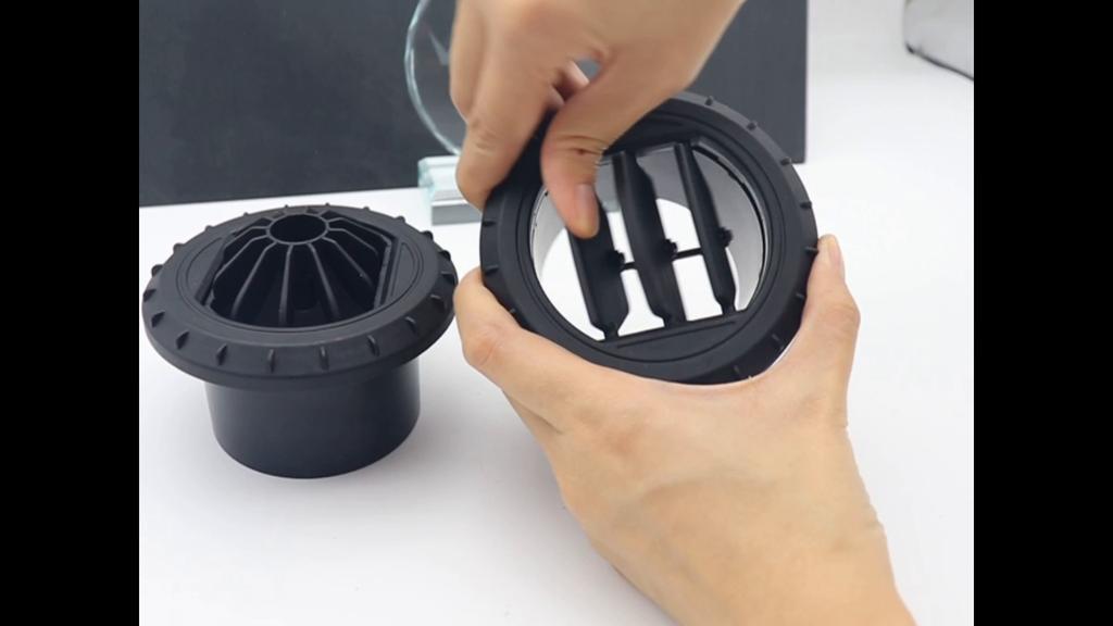 75 мм выход теплого воздуха поворотный воздушный дизельный нагреватель воздуховод шланг труба кондиционера для автомобиля грузовик фургон кемпер труба выходной разъем черный