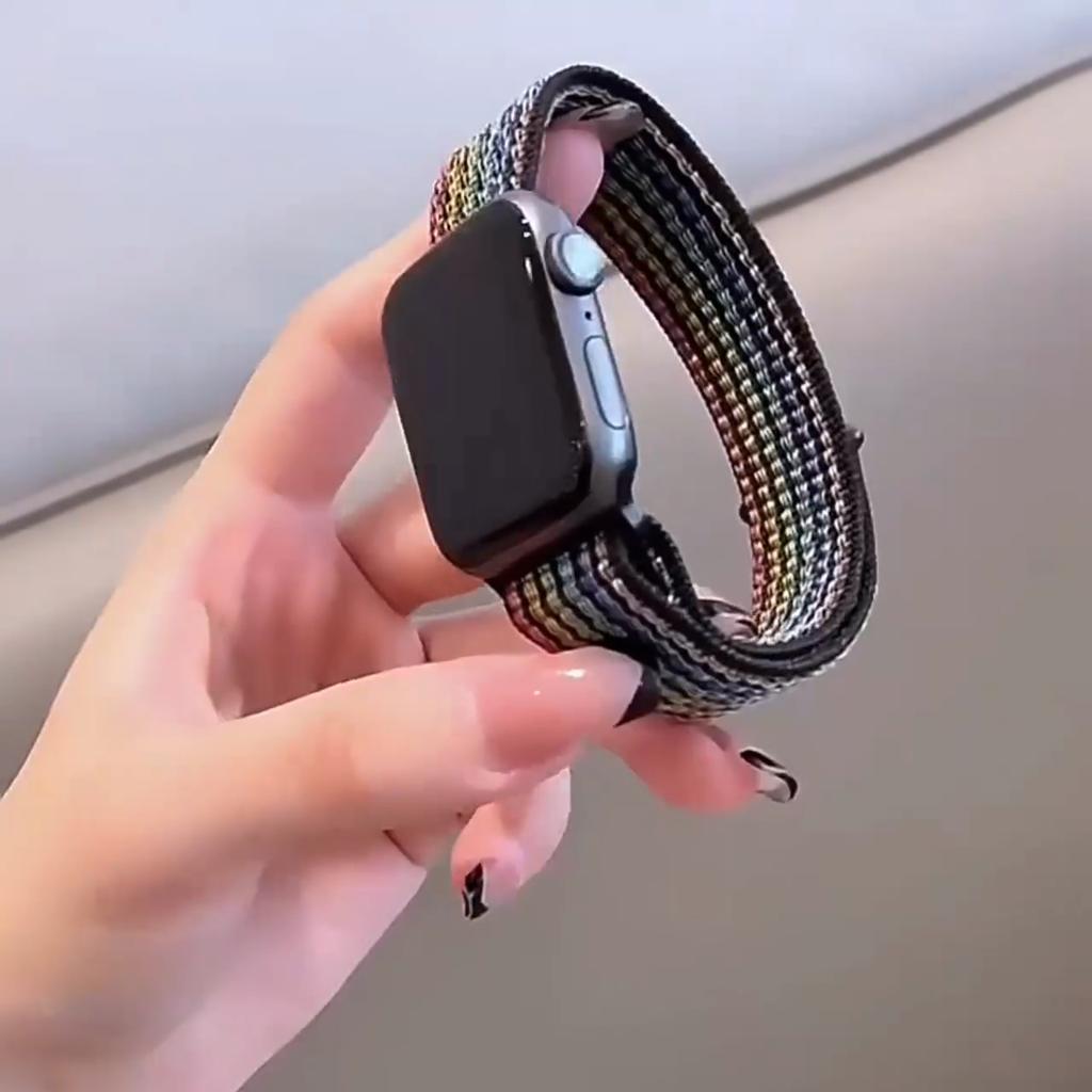 Sport Strap For Apple Watch Band 6 SE 5 4 44mm 45mm 40mm Silicone Breathable Belt Bracelet To iWatch Watchband iWatch Ultra 7 6 5 4 41mm 42mm 38mm