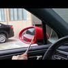 Автомобильный стеклоочиститель для зеркала заднего вида, портативный телескопический автомобильный скребок для очистки стекол, длинная ручка, очиститель тумана для стекла, инструмент для удаления воды, инструмент для чистки автомобиля