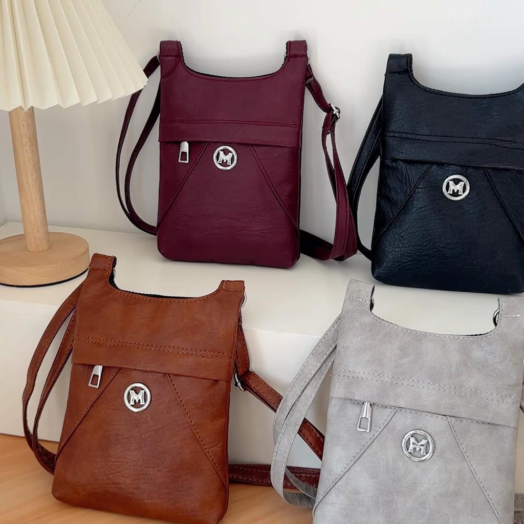 Женская сумка, большая вместимость, сумка через плечо, мягкая кожаная сумка через плечо