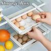Refrigerator Drawer Type Egg Fruit Storage Box Kitchen Accessories Organizer Shelf Fridge Storage Shelf