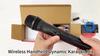 Wireless Microphone Handheld Micphone 2 Channels UHF Fixed Frequency Mic for Party Karaoke Professional Church Show Meeting