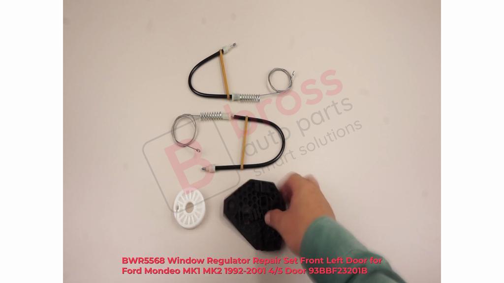 BWR5568 Window Regulator Repair Set Front Left Door for Ford Mondeo MK1 MK2 1992-2001 4/5 Door 93BBF23201B