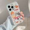 Мультяшный чехол для телефона с щенком, подходит для iPhone 13, iPhone 15 и iPhone 16 Pro Max