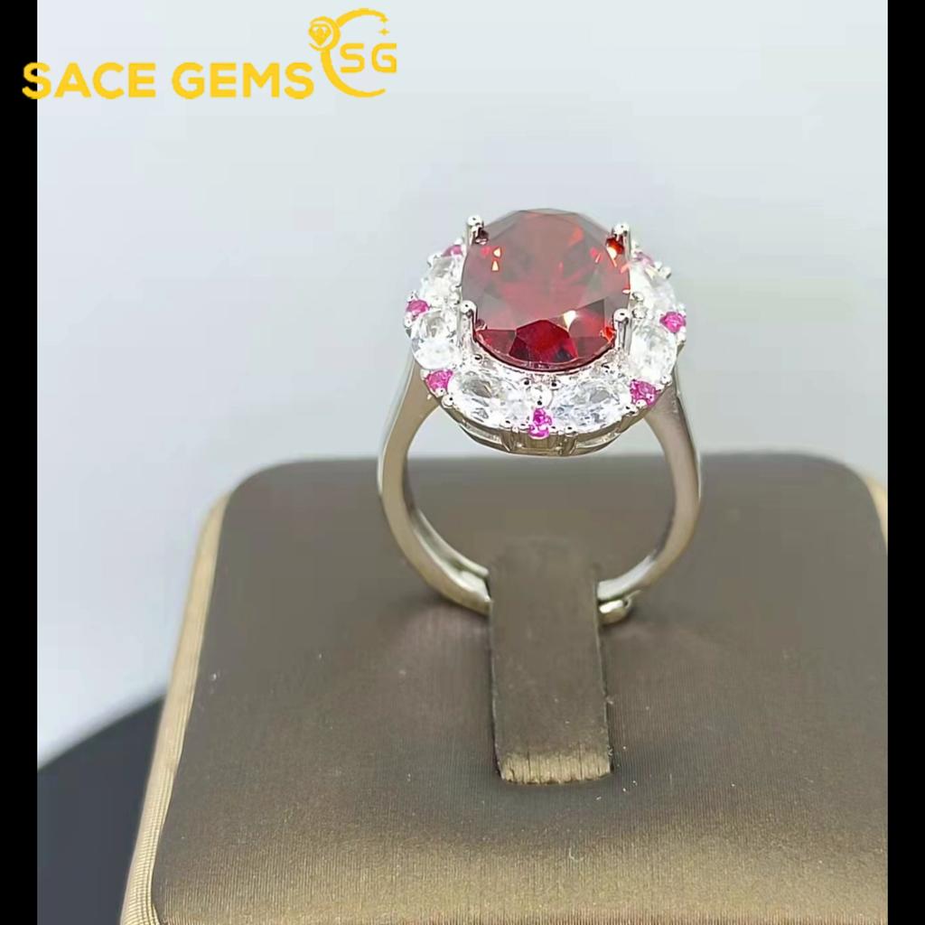 Sace Gems Винтажное роскошное кольцо с цирконием, женские ювелирные изделия, свадебный подарок для вечеринки