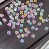 1300Pcs Acrylic Imitation Glass Three-Dimensional Magic Square Beads For DIY Bracelets Necklaces Jewelry Making