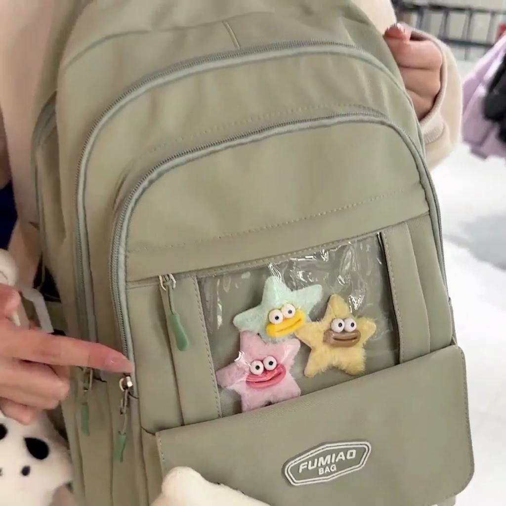 Школьный рюкзак для средней школы, женский, большой емкости