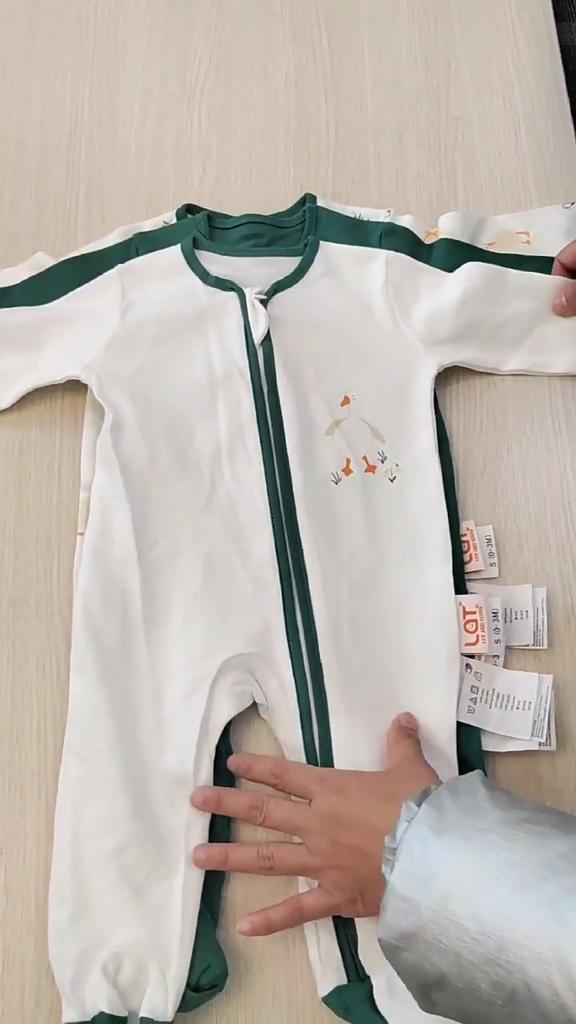 Детский комбинезон из 3 предметов, весенне-осенний комбинезон с длинными рукавами и облегающими ножками, детский комбинезон на молнии, нескользящая одежда для новорожденных