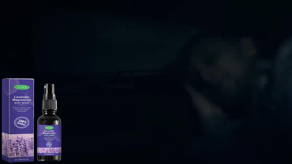 OUHOE Lavender Sleep Spray 30ml Natural Ingredients Promote Sleep, Relieve Stress, and Ensure a Restful Night's Sleep.