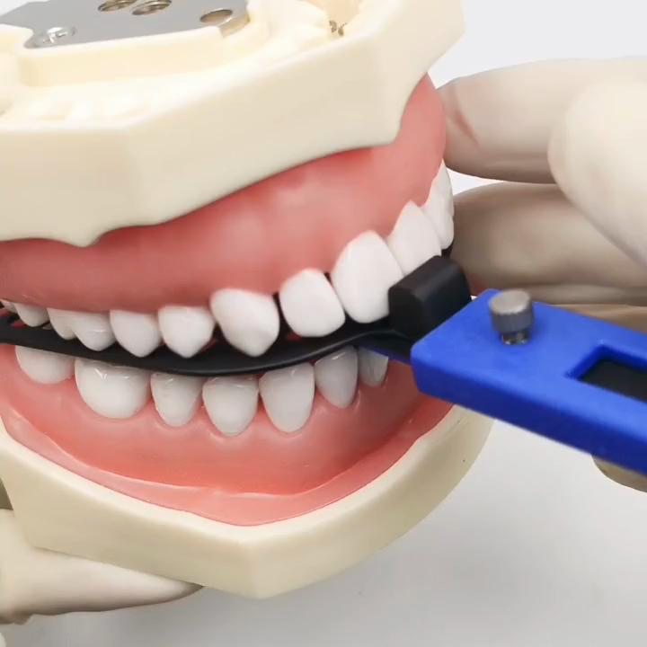 1 шт. Титановый стоматологический ProGauge для регистрации прикуса, набор оральных центрированных ложек для ремонта зубных протезов, окклюзионная запись, артикулятор, ложки для оттисков