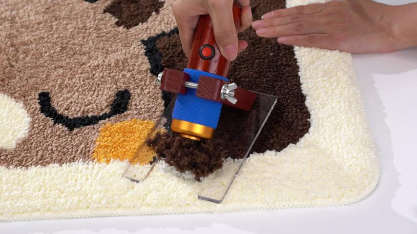 Tufting Carpet Trimmer,Tufting Gun Trimmer with Shearing,Professional Electric Rug Tuft Carver Clippers