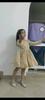 Girls' Golden Dress, Princess Dress, Piano Runway Performance Costume