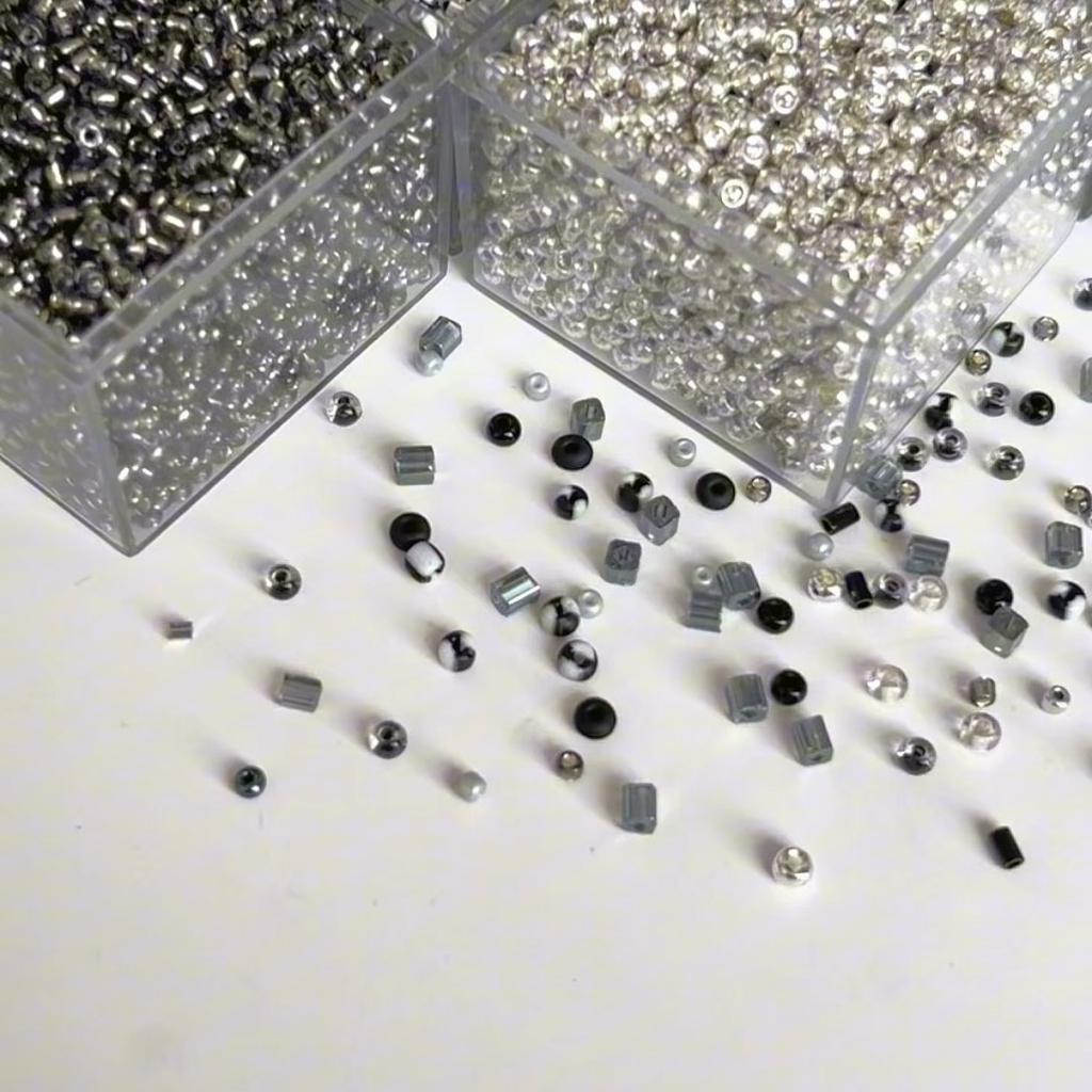 High Quality Dark Black Crystal Czech Glass Beads Loose Seed Beads for Earring Bracelet DIY Jewelry Craft Accessoreis Making