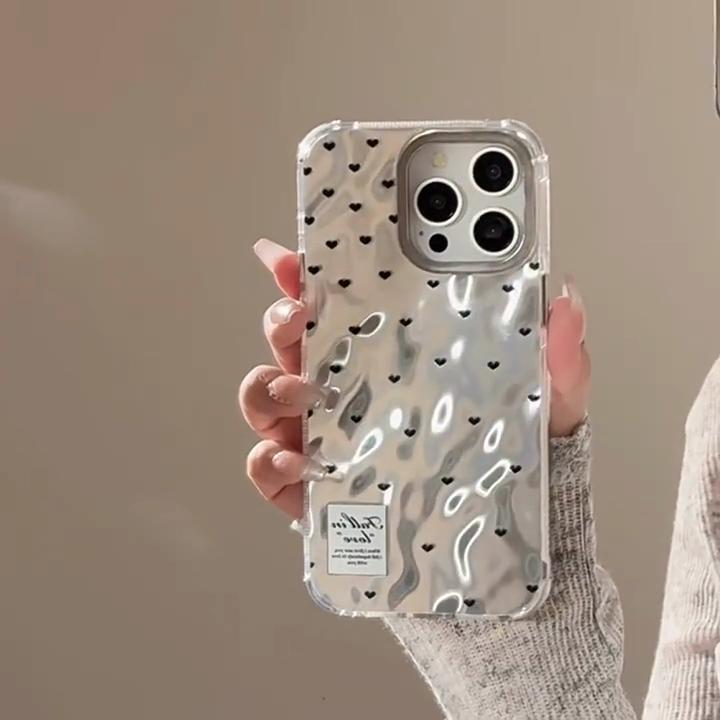 Чехол для iPhone 16 15 14 promax совместим и подходит для iPhone 13 12 11 promax гальванопокрытие любовь