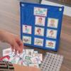 Kids Visual Schedule Daily Routine Chart with Removable Cards and Velcro Wall Hanging Educational Activity Planner