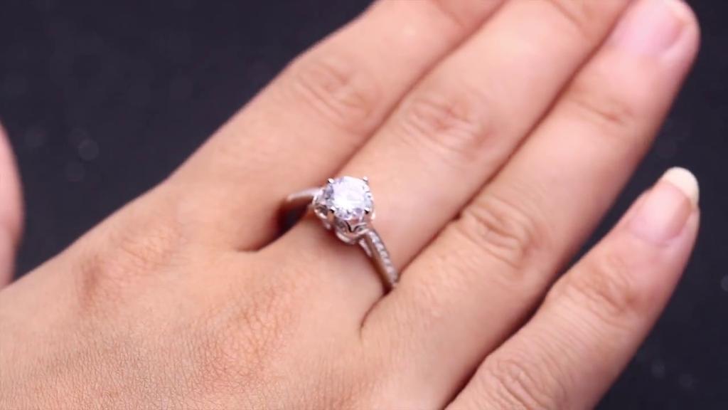 Классическое кольцо Lindon из стерлингового серебра 925 пробы с цирконом, женские ювелирные изделия, свадебный подарок для вечеринки