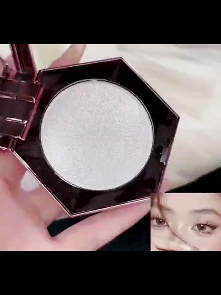 Алмазный высокий диск с картофельным пюре, мерцающий, осветляющий тон кожи, перламутровая восстанавливающая пудра, пластина для макияжа