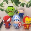 Плюшевая игрушка Marvel Avengers Человек-паук Мягкий брелок с дизайном Железного человека и Халка для детей