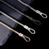 Snake Bone Chain Bag Iron Flat Bag Purse Chain Strap Accessories Shoulder Cross Body Handbag Strap Replacement DIY Purse Making