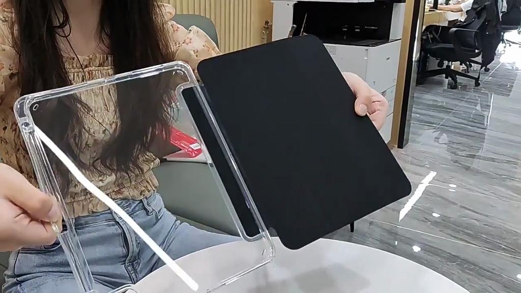 Новая защитная оболочка для iPad 11-го поколения Air7 Прозрачная 6 Защитная крышка Pro 11 дюймов с держателем для стилуса Подходит для Apple 10
