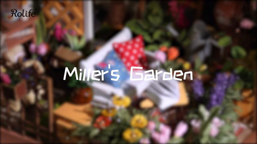 Miller's Garden (DG108) | DIY Miniature House Kit