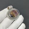 Natural Fluorite Gemstone Silver Pendant in 925 Sterling Silver- Handmade Design, Everyday Wear Jewelry, Antique Pendant Gifts For Mom