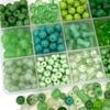 Хрустальные стеклянные бусины зеленого цвета, свободные бусины для браслета, ожерелья, аксессуары для изготовления ювелирных изделий своими руками