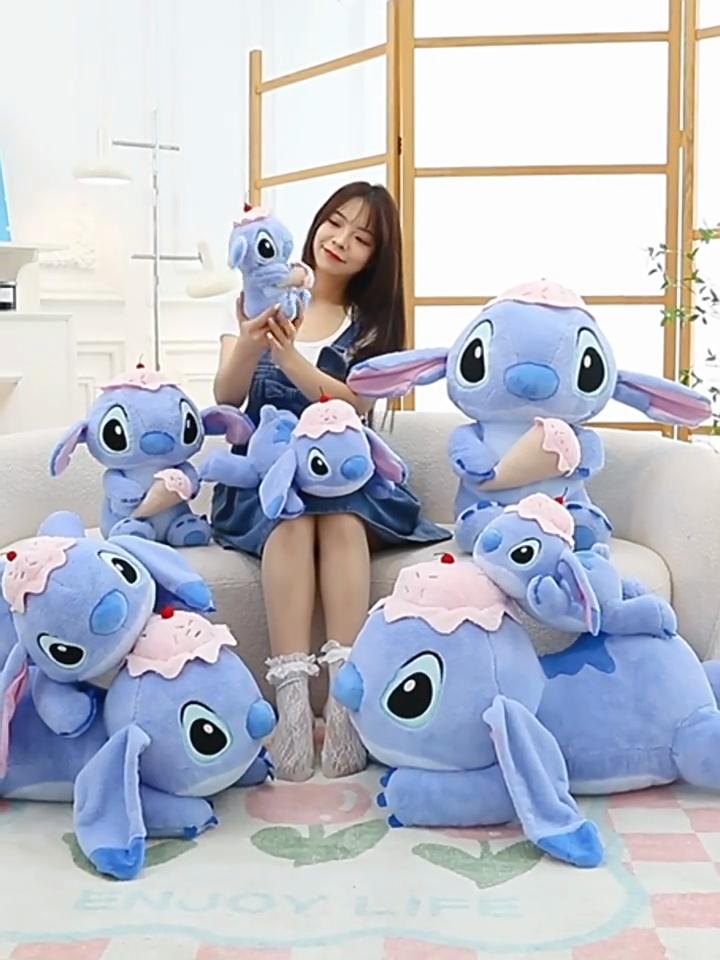 Ice Cream Stitch Soft Toy With Lying And Standing Posture Design For Gift And Collection