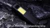 Сверхъяркий фонарик USB-перезаряжаемый светодиодный+COB прожектор Магнитный зажим на спинке Портативный светодиодный фонарик для работы и кемпинга