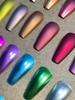 Metallic Mirror Effect Pro Chrome Finish Nail Polish Set No Light Cure Required Fast-Drying High-Shine DIY Manicure