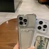 Прозрачный чехол-держатель для сумки с отделением для карт для iPhone 15 14 Plus 13 11 12 Pro Max Mini, прозрачный противоударный силиконовый чехол-бампер для кошелька