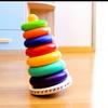 Stacking Music Children's Educational Rainbow Tower Ring 0-1 Year Old Infant Early Education Six Seven Eight Nine Months 10 Baby Toys