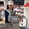 Рюкзак с бантом из трех частей Вельветовый рюкзак Студенческий школьный рюкзак