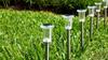 Solar Lights Outdoor Pathway Lights LED Waterproof Acrylic Lamp Head Stainless Steel Stake for Yard Garden Landscape Path Walkway Driveway Patio Lawn