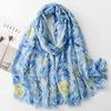 180*88cm Lightweight Scarves for Women Starry Sky Pattern Scarf Shawls Sunscreen Head Shawls Cotton Feeling  Scarves and Wraps for Summer Shawl