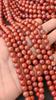 Natural Red Jasper Beads, Smooth Round Beads, Loose Natural Red Jasper Gemstone Beads For Jewelry Making, 6 Mm 8 Mm 10 Mm Size Beads.