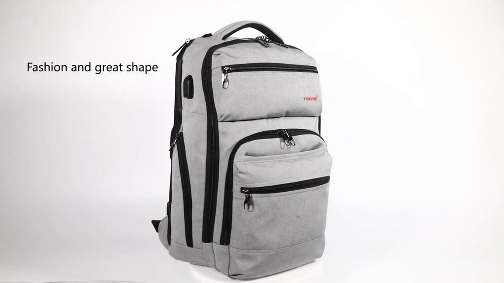 Tigernu бренд 29L противоугонная мужская мода USB зарядное устройство мужской Mochila 15,6-дюймовая сумка для ноутбука рюкзаки дорожная повседневная школьная сумка для мальчика