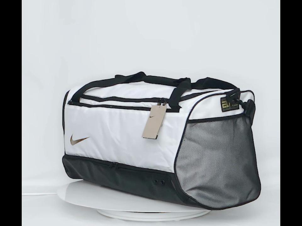NIKE Training Bag, Crossbody Bag, Handbag, Tote Bag, Basketball Bag DX9789-100 Black-White, Average Size